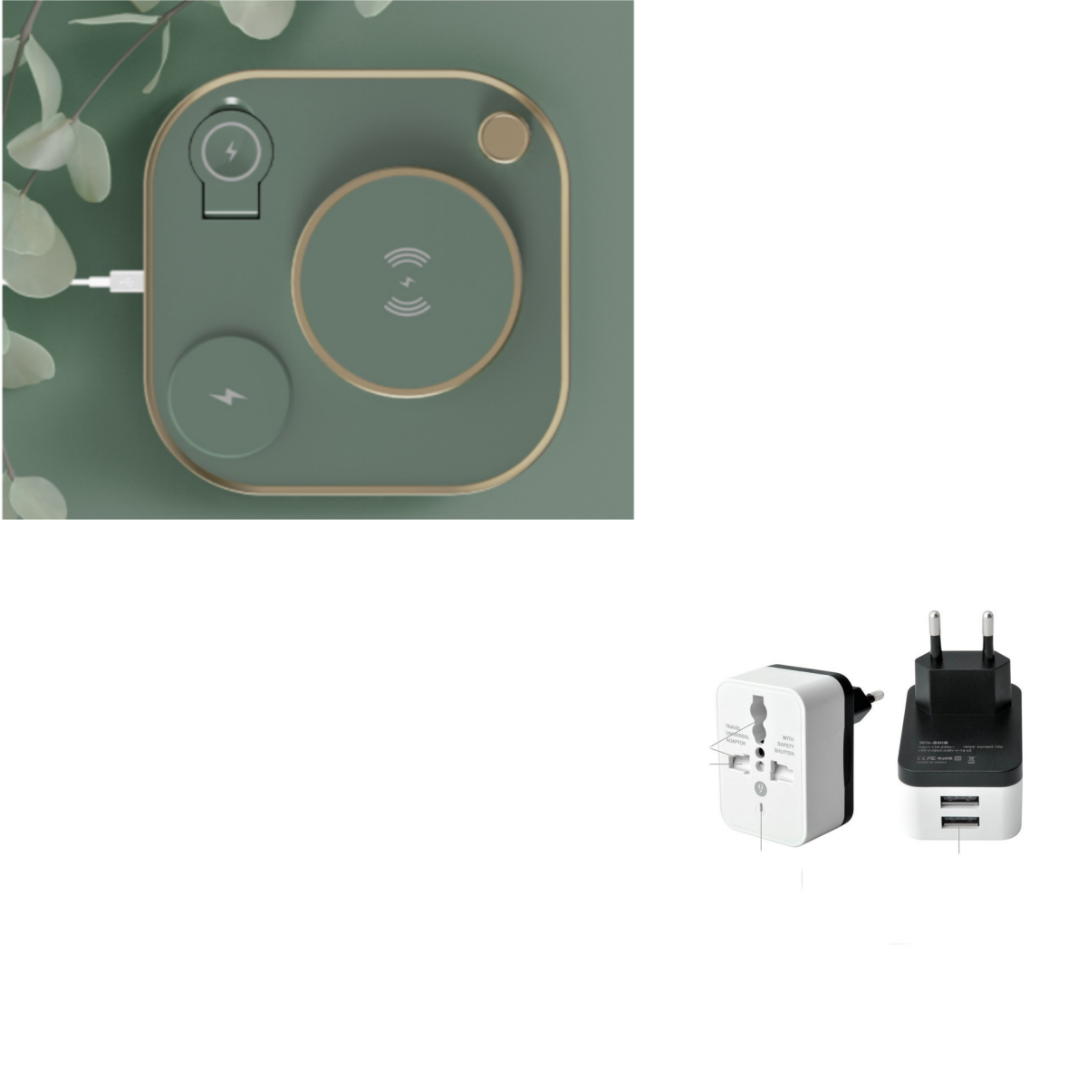 New Three-in-one Wireless Magnetic Charger 15W Fast Charging Desk Lamp Suitable