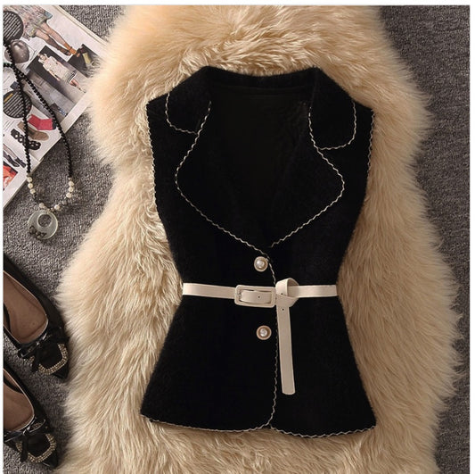 Women's Autumn And Winter Knitted Woolen Vest