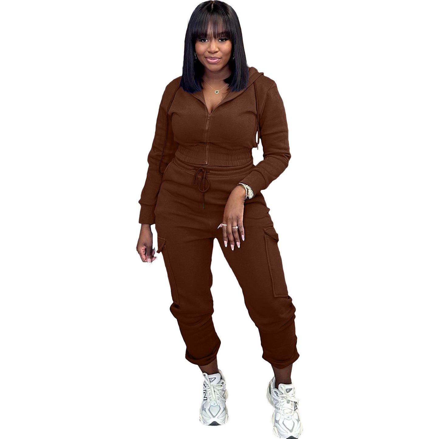 Women's Clothing Stitching And Brushed Pants Casual Sports