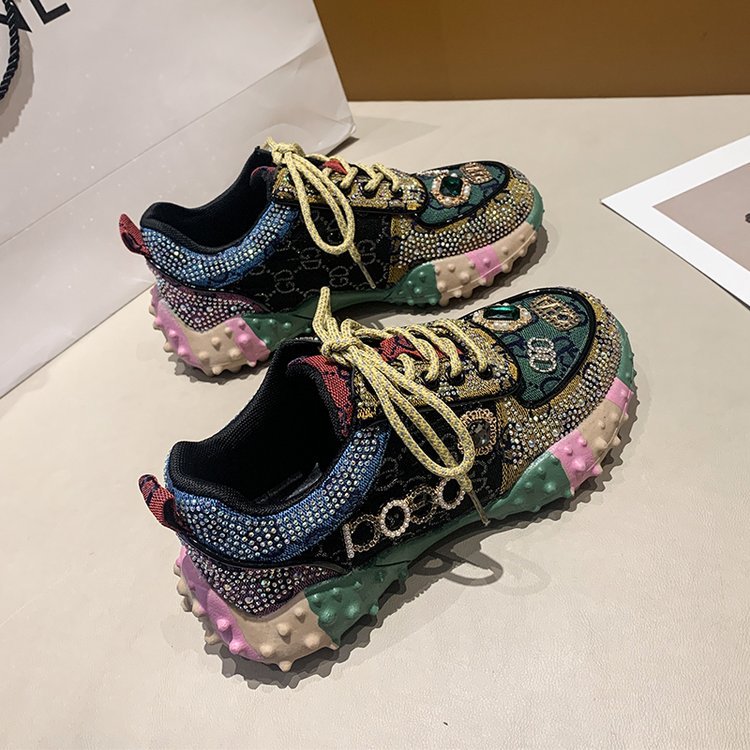 Casual Shoes With Elevated Letters