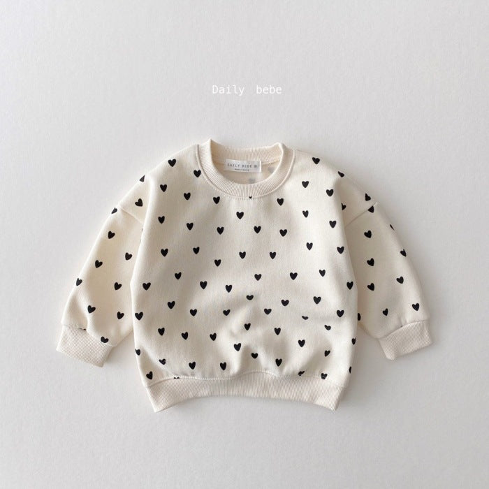 Infant Children's Wear Cotton Sweater Casual Suit
