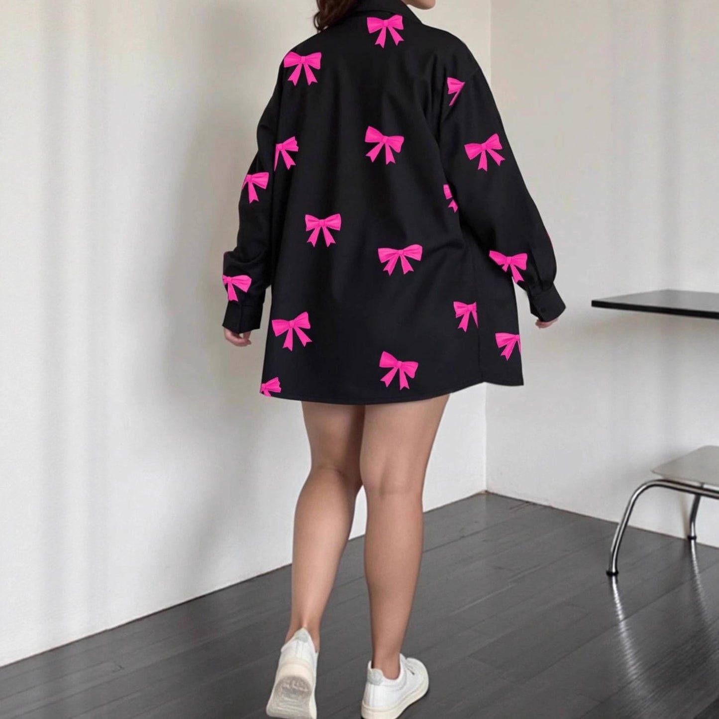 Fashionable High-end Loose Printed Shirt