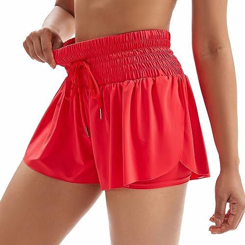 Women's Solid Color Elegant Sports High Waist Shorts