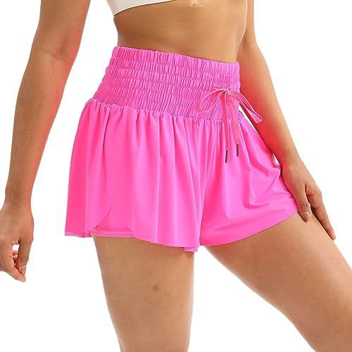 Women's Solid Color Elegant Sports High Waist Shorts
