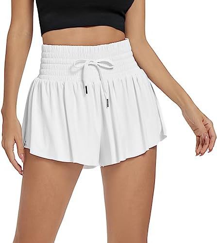 Women's Solid Color Elegant Sports High Waist Shorts