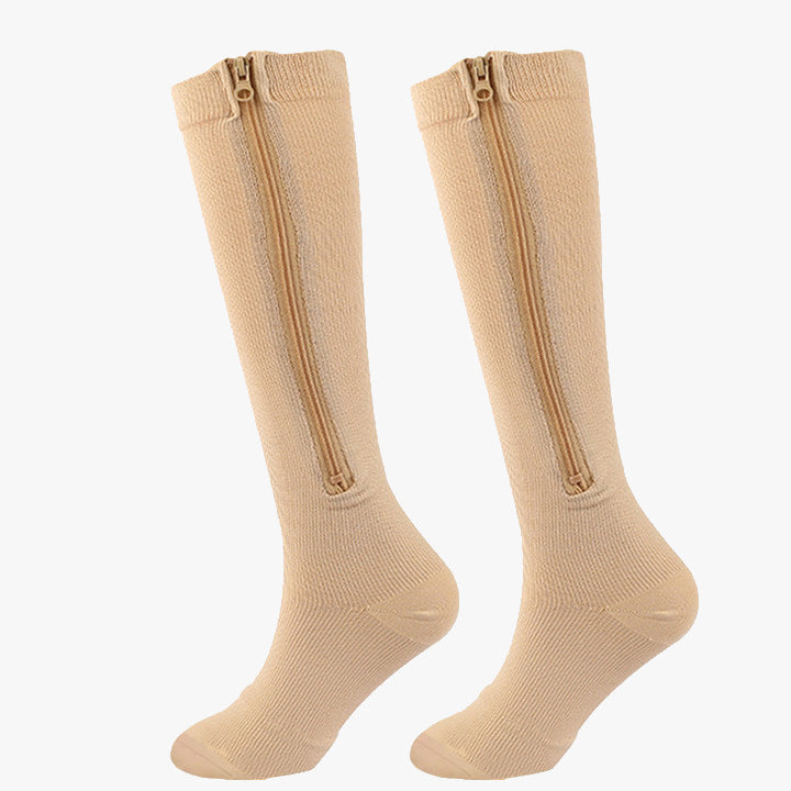 Men's And Women's Fashion Simple Solid Color Stockings Sports Pressure Socks