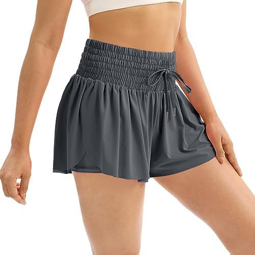 Women's Solid Color Elegant Sports High Waist Shorts