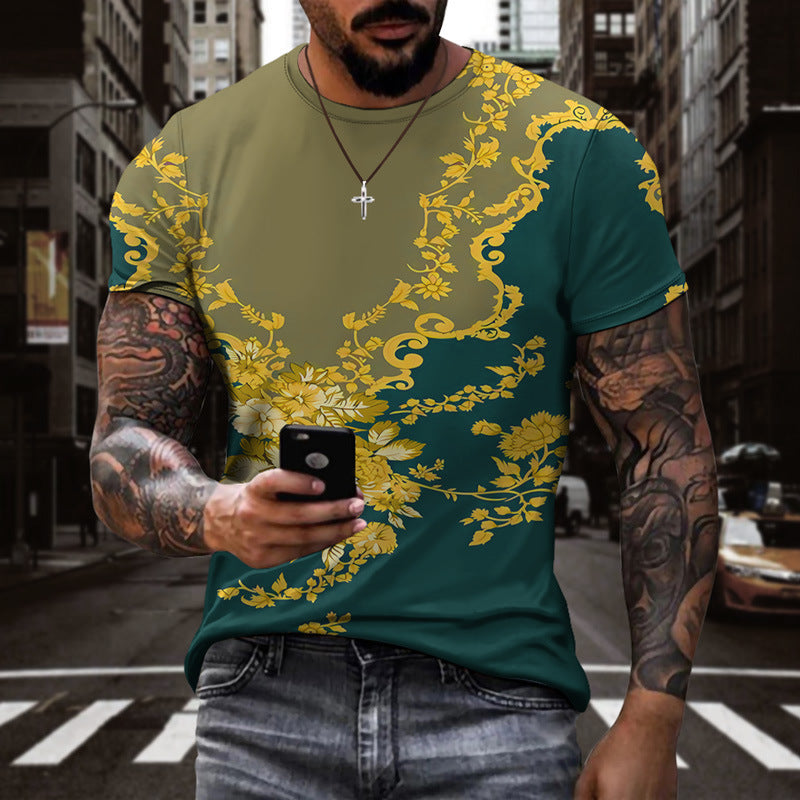 Plant Men And Women 3d T-Shirt Digital Printing Sports Short Sleeves