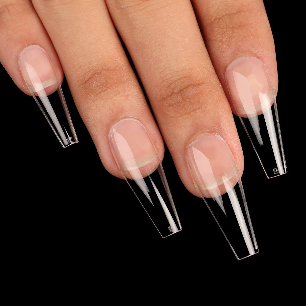 Nail Enhancement Piece 100 Pieces Bagged Transparent