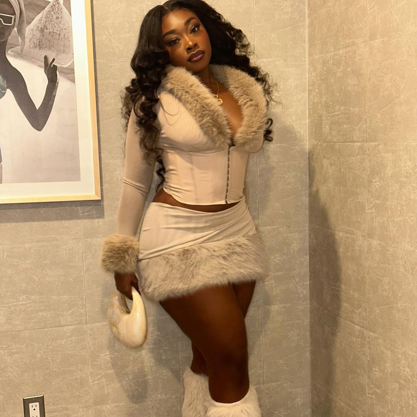 Women's Slim-fit Bodycon Mini Skirt