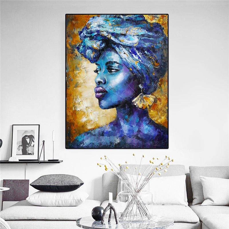 Canvas Core Painting Spray Hanging Frameless Painting