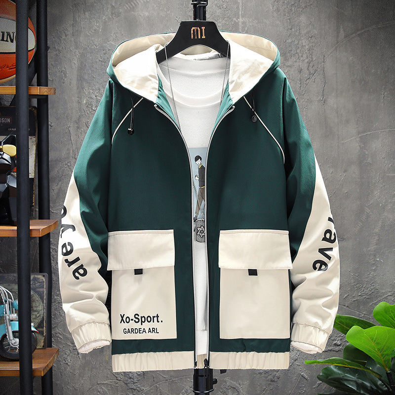 Workwear Jacket Korean Style Trendy And Handsome Men's Top Clothes