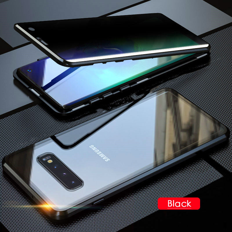 Anti-peeping Double-sided Glass Magnetic Phone Case