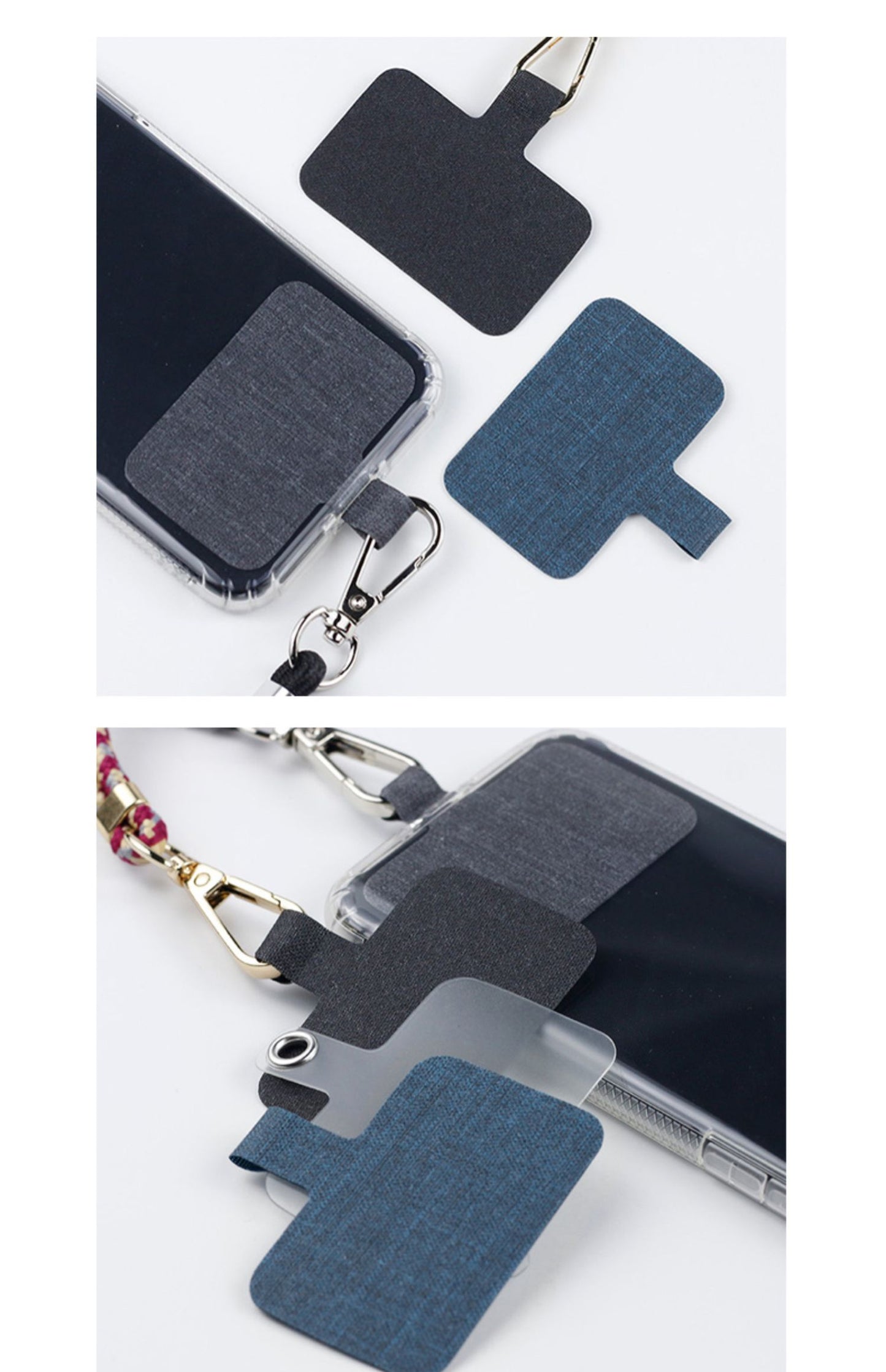 Mobile Phone Case Rope Fixing Clip Card To Prevent Loss