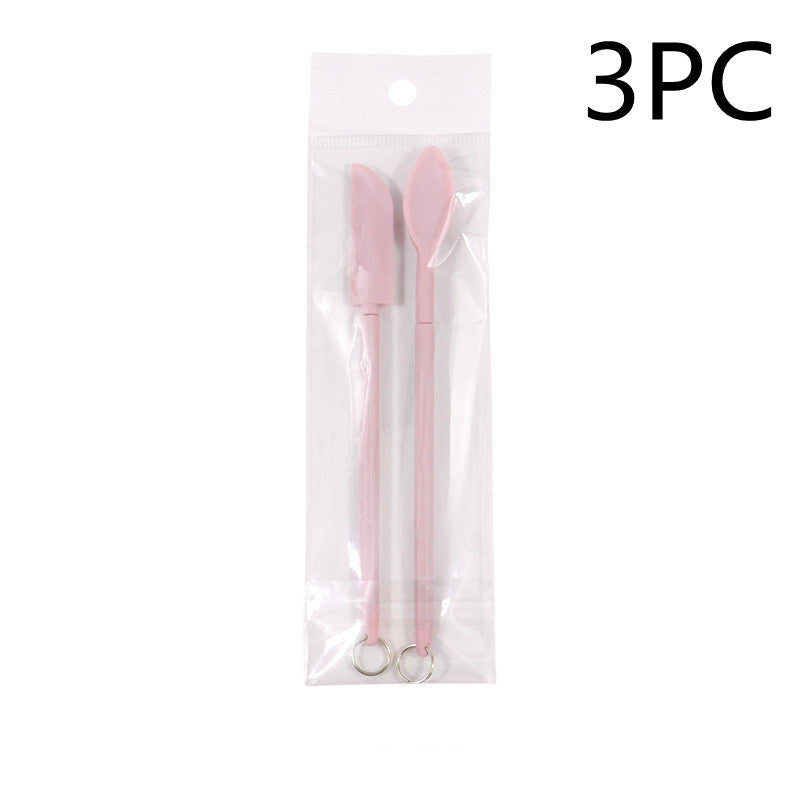 Cosmetic Silicone Spatula Mini Retractable Extended
