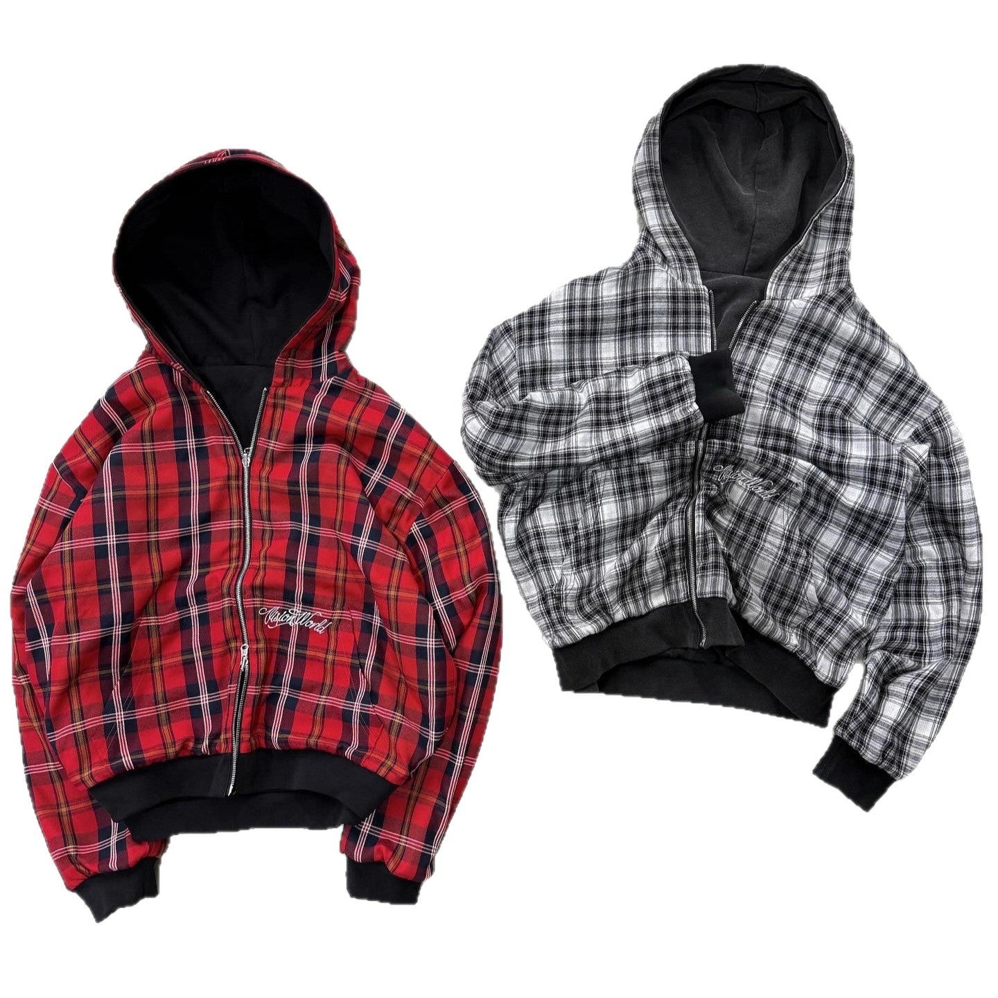 Double-sided Wear Hooded Cardigan Sweater