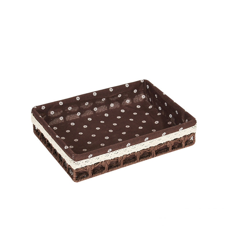 Fashion Creative Rattan Woven Storage Basket