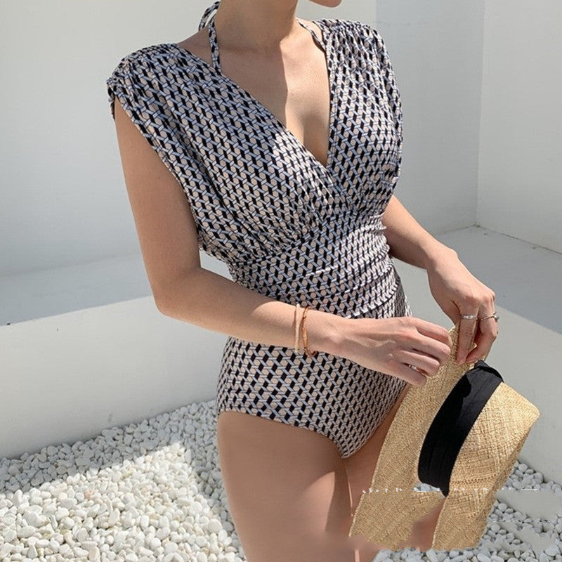 Sexy Siamese Body To Cover The Belly Show Thin Together