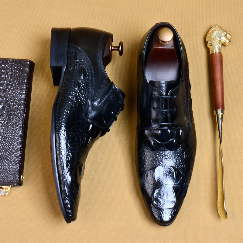 Men's Business Suit Pointed Leather Shoes