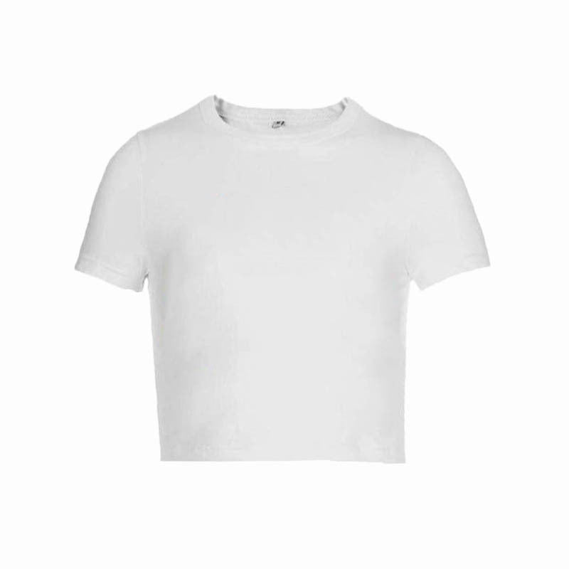 Slim English Printed Short T-shirt
