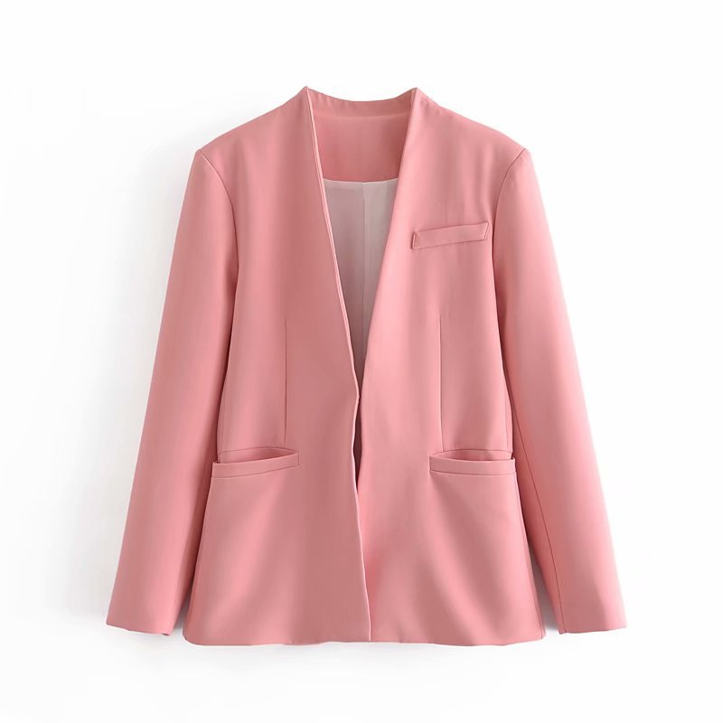 Spring And Summer Fashionable Color Small Suit Women Slim And Thin Texture Suit Jacket Tide