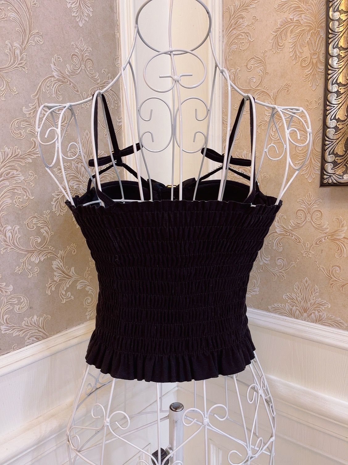 Diamond Bow Slim Slim Vest Short Suspender