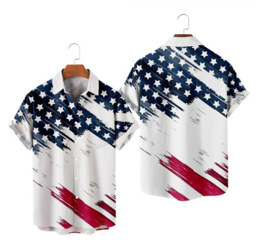 Men's Shirt Lapel Digital Printing