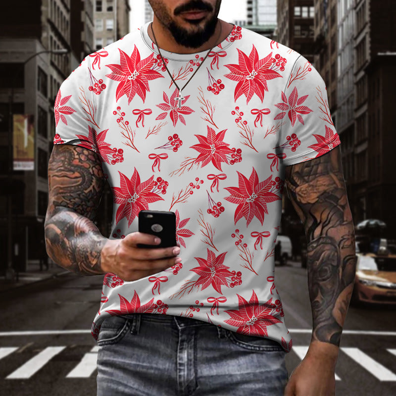 Plant Men And Women 3d T-Shirt Digital Printing Sports Short Sleeves