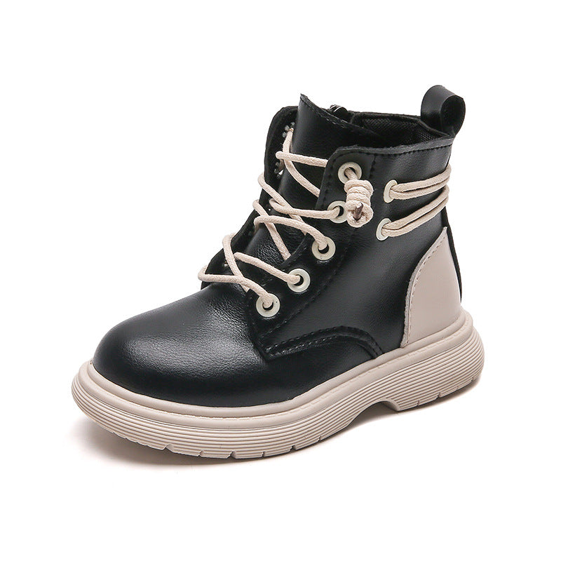 Children Martin Boots Fashion Trend Casual Leather Boots
