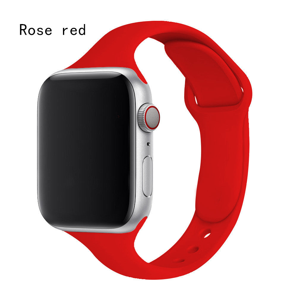 Slim Waist Monochrome Slim Silicone Strap