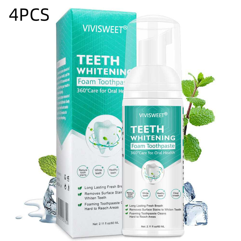 Whitening Teeth Remove Smoke Stain Mousse Toothpaste