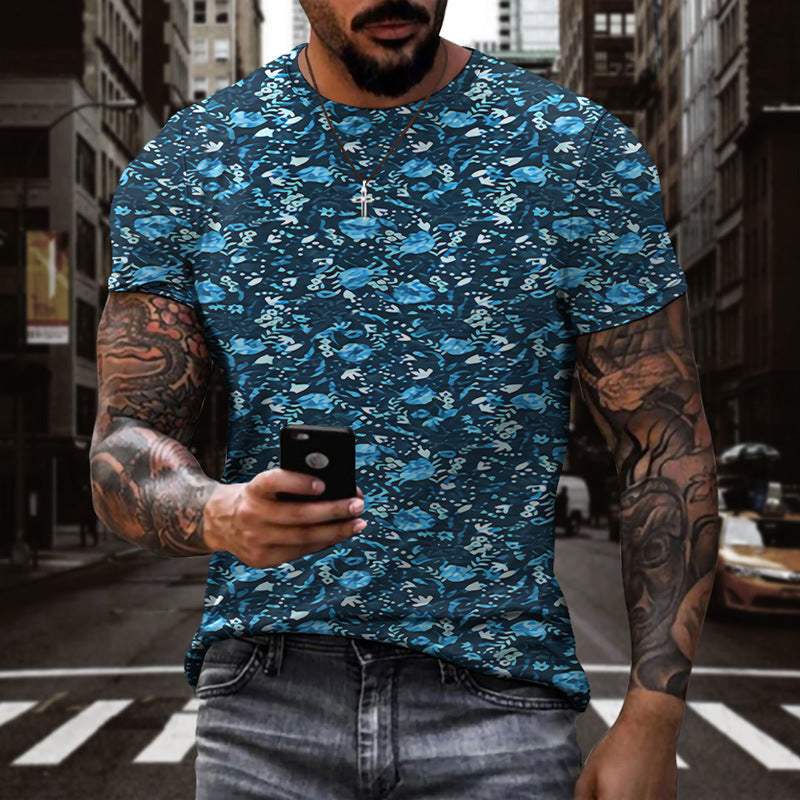 Plant Men And Women 3d T-Shirt Digital Printing Sports Short Sleeves