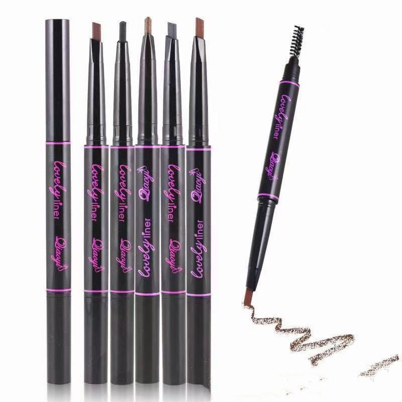 Rotate Eyebrow Pencil Triangle Headband Eyebrow Brush Not Easy To Makeup Not Smudge