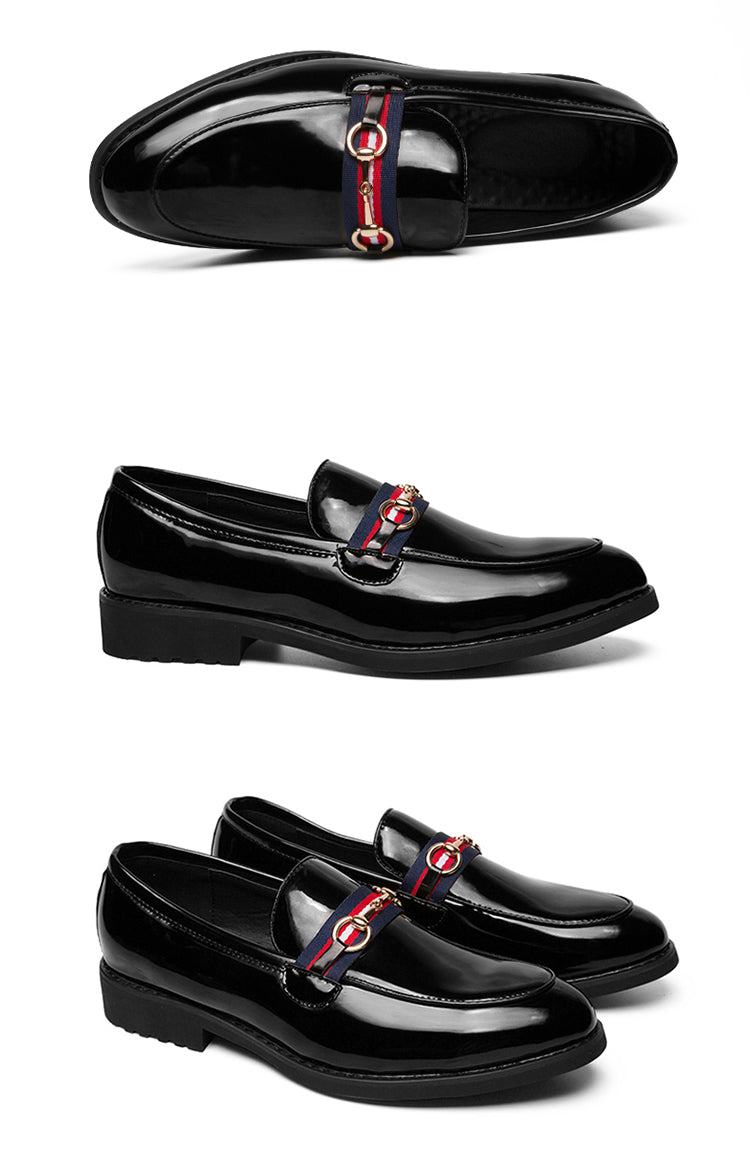 Tassel Men's Shoes Korean Style Shaved Leather Retro Pointed Toe Shoes