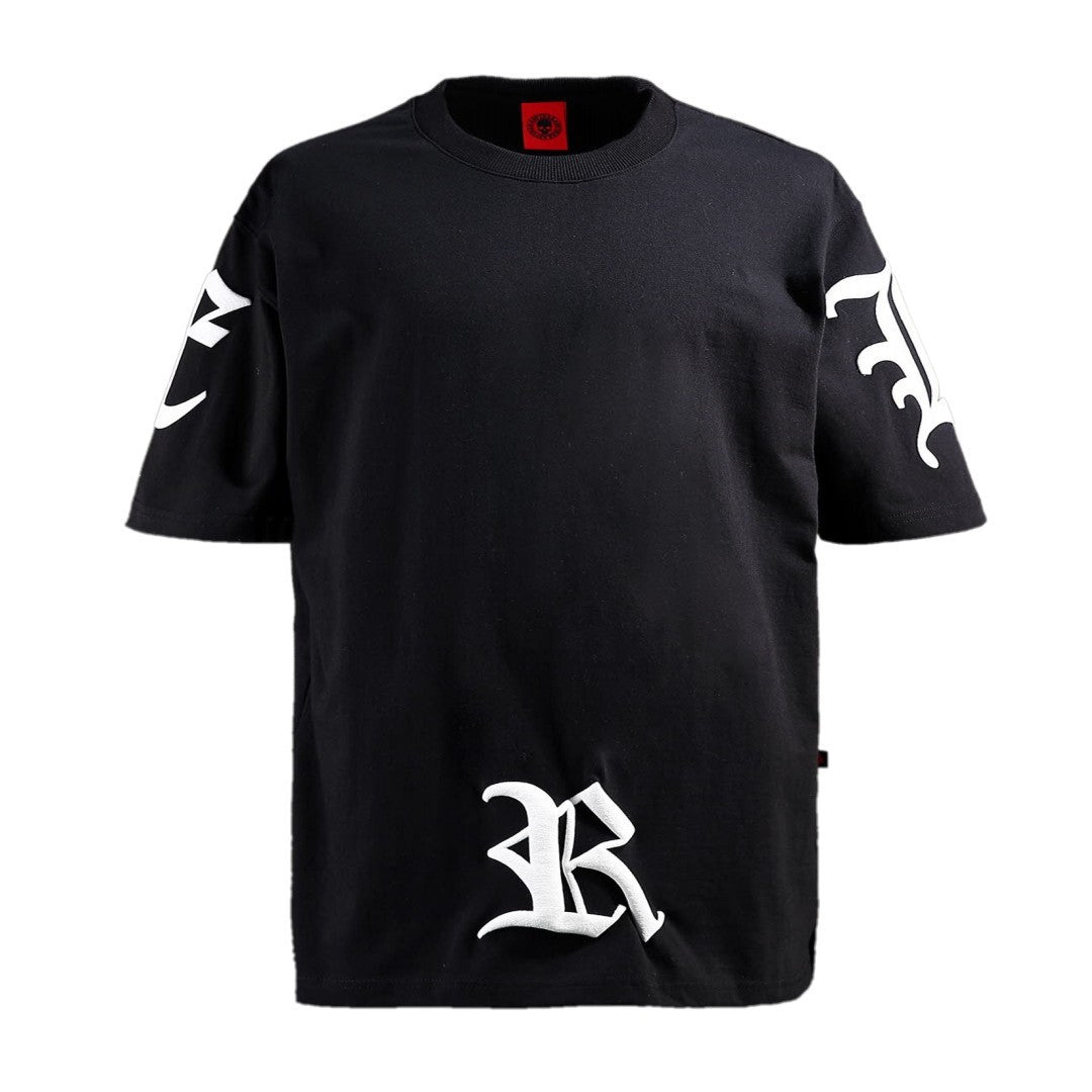 Sanskrit Men's Muscle Workout Clothes Breathable Loose Short Sleeve