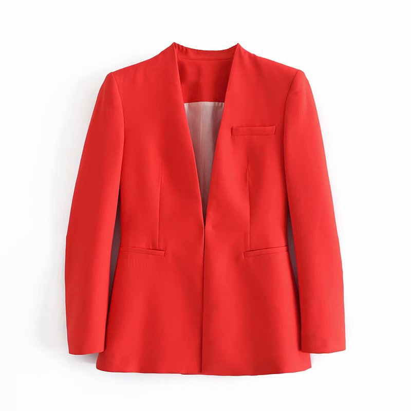 Spring And Summer Fashionable Color Small Suit Women Slim And Thin Texture Suit Jacket Tide