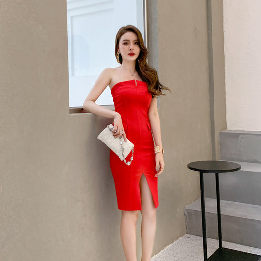 Slim Fit And Slim Temperament Feminine Hip Dress