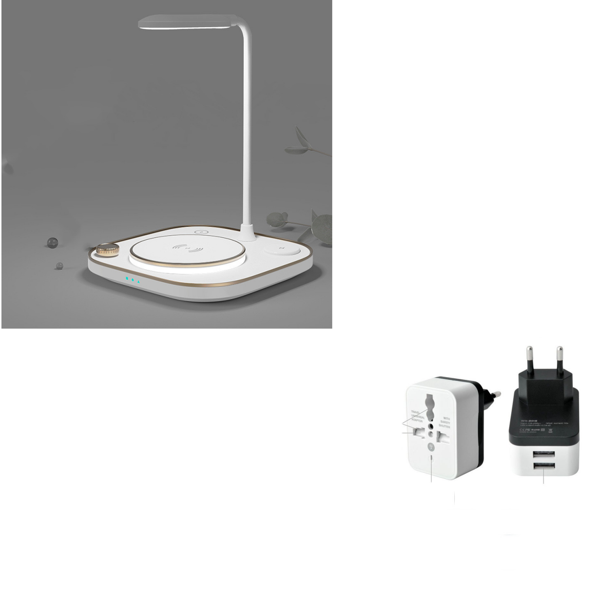 New Three-in-one Wireless Magnetic Charger 15W Fast Charging Desk Lamp Suitable