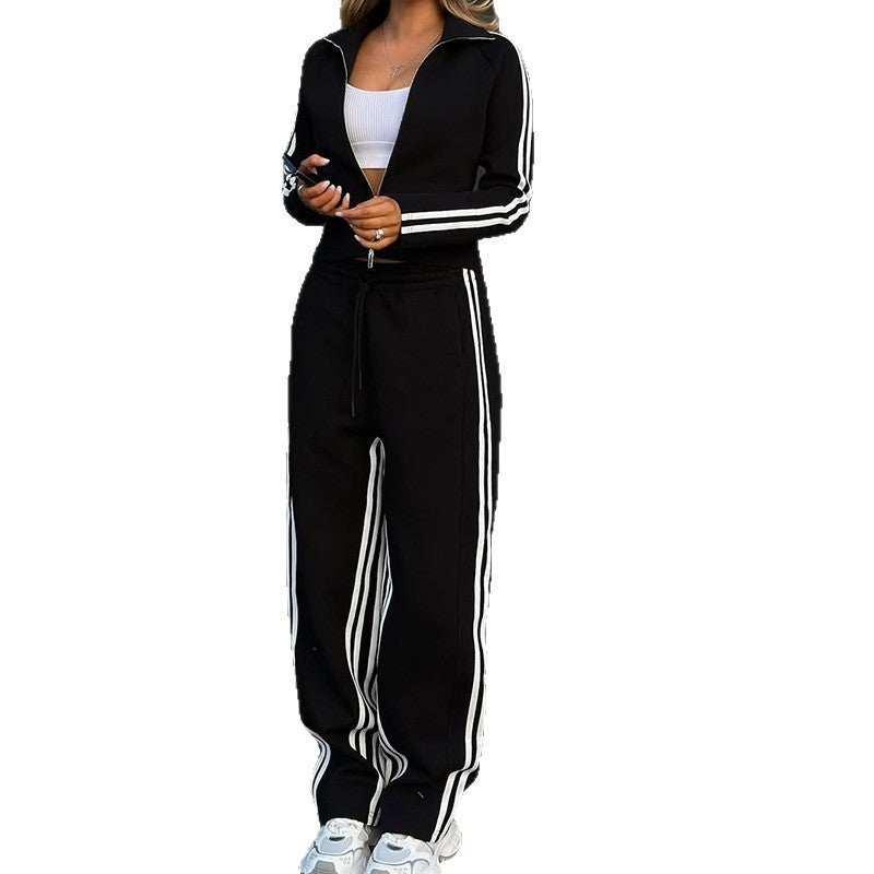 Casual Long Sleeve Sports Two-piece Set Women's Suit