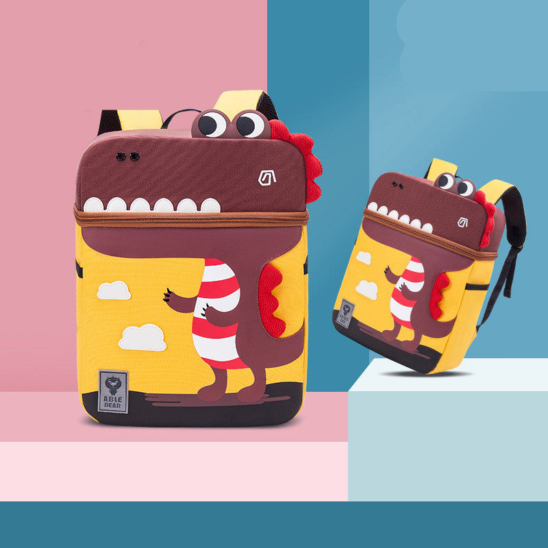 Cute Cartoon Kindergarten 5 Years Old Men And Women With Backpacks