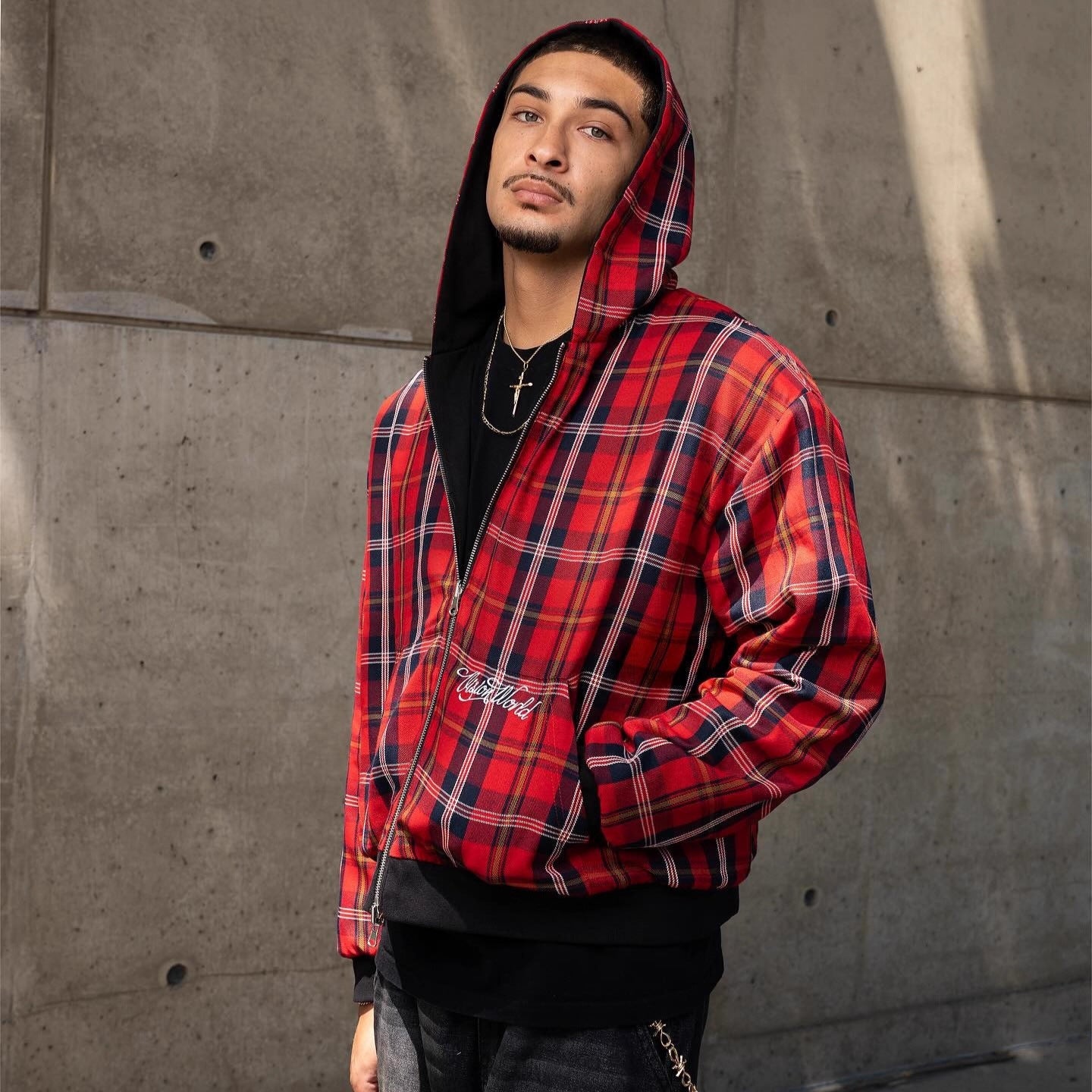 Double-sided Wear Hooded Cardigan Sweater