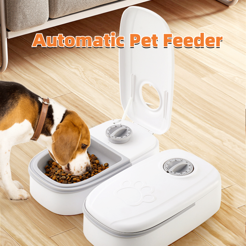 Pet Feeder Smart Food Dispenser For Cats Dogs Timer Stainless Steel Bowl Auto Dog Cat Pet Feeding Supplies