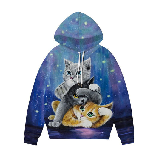 Letter Digital Casual Hooded Sweater