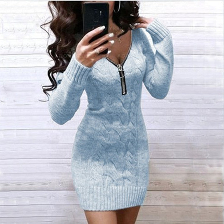 European And American Knitwear Dress Women