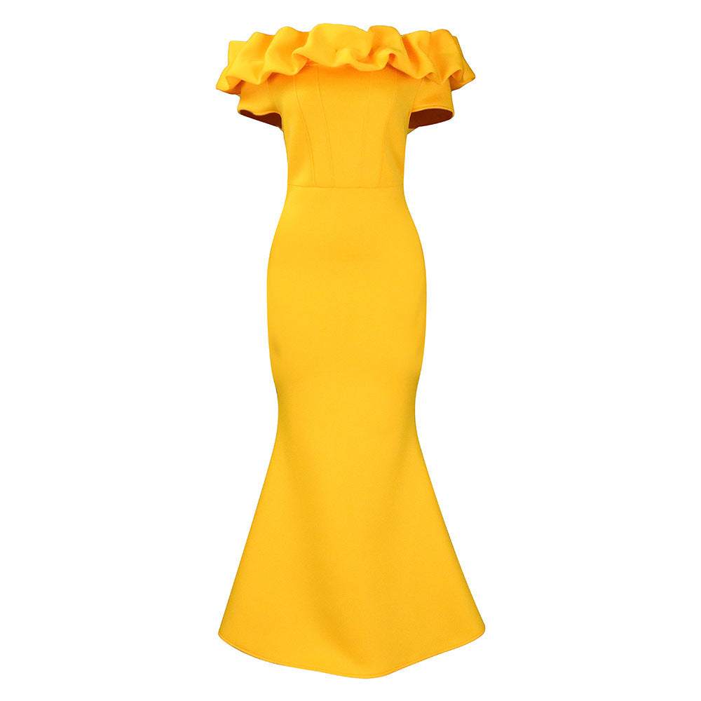 Women's Summer One Collar Fishtail Long Dress