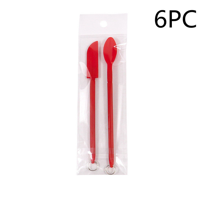 Cosmetic Silicone Spatula Mini Retractable Extended