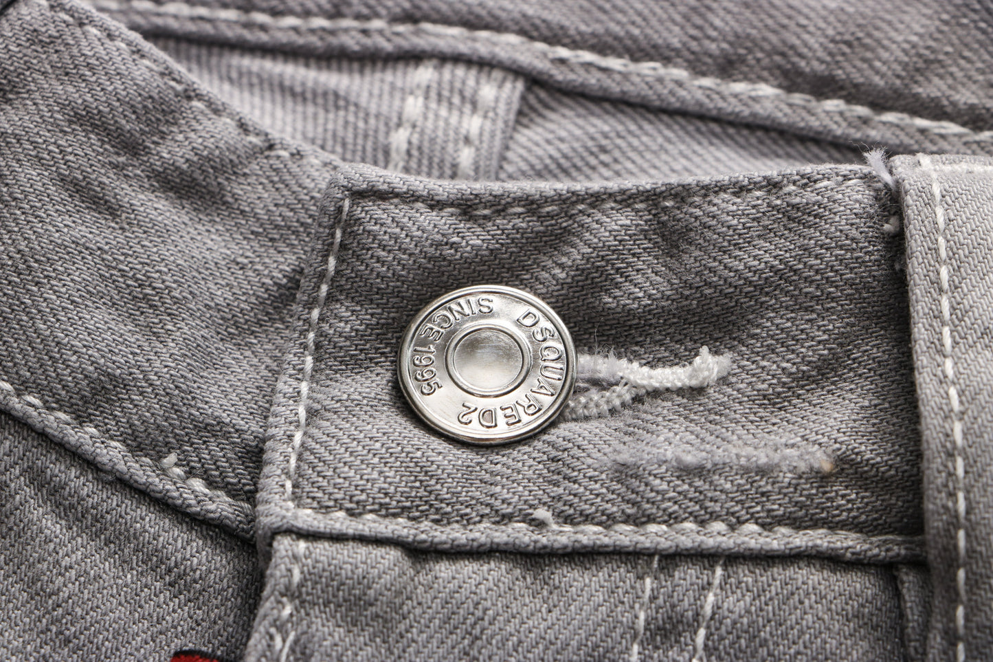 Grey Hong Kong Feng Shui Wash Slag Men's Jeans