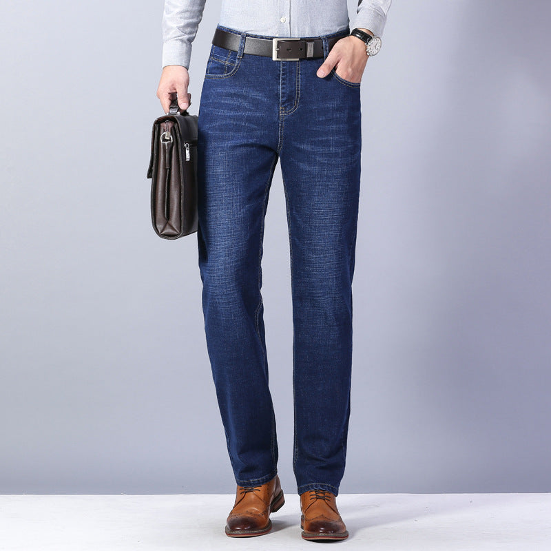 Business Casual Stretch Straight-leg Jeans