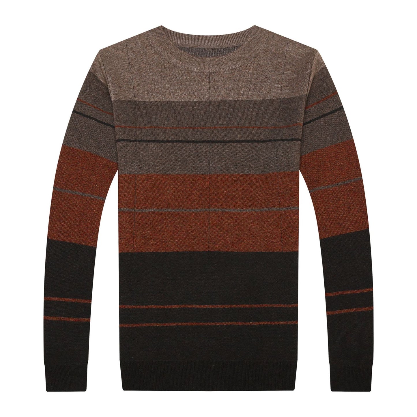 Men's Round Neck Padded Wool Warm Bottoming Shirt