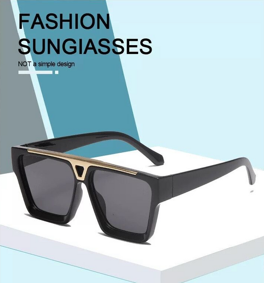 New Large Square European And American Sunglasses